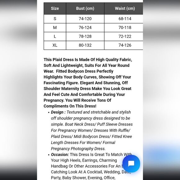 Momyknows Ruffle Off Shoulder Baby Shower Maternity Dress large - Picture 9 of 9